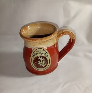 Deneen Pottery  Another Broken Egg Cafe Mug Atlanta Georgia GA